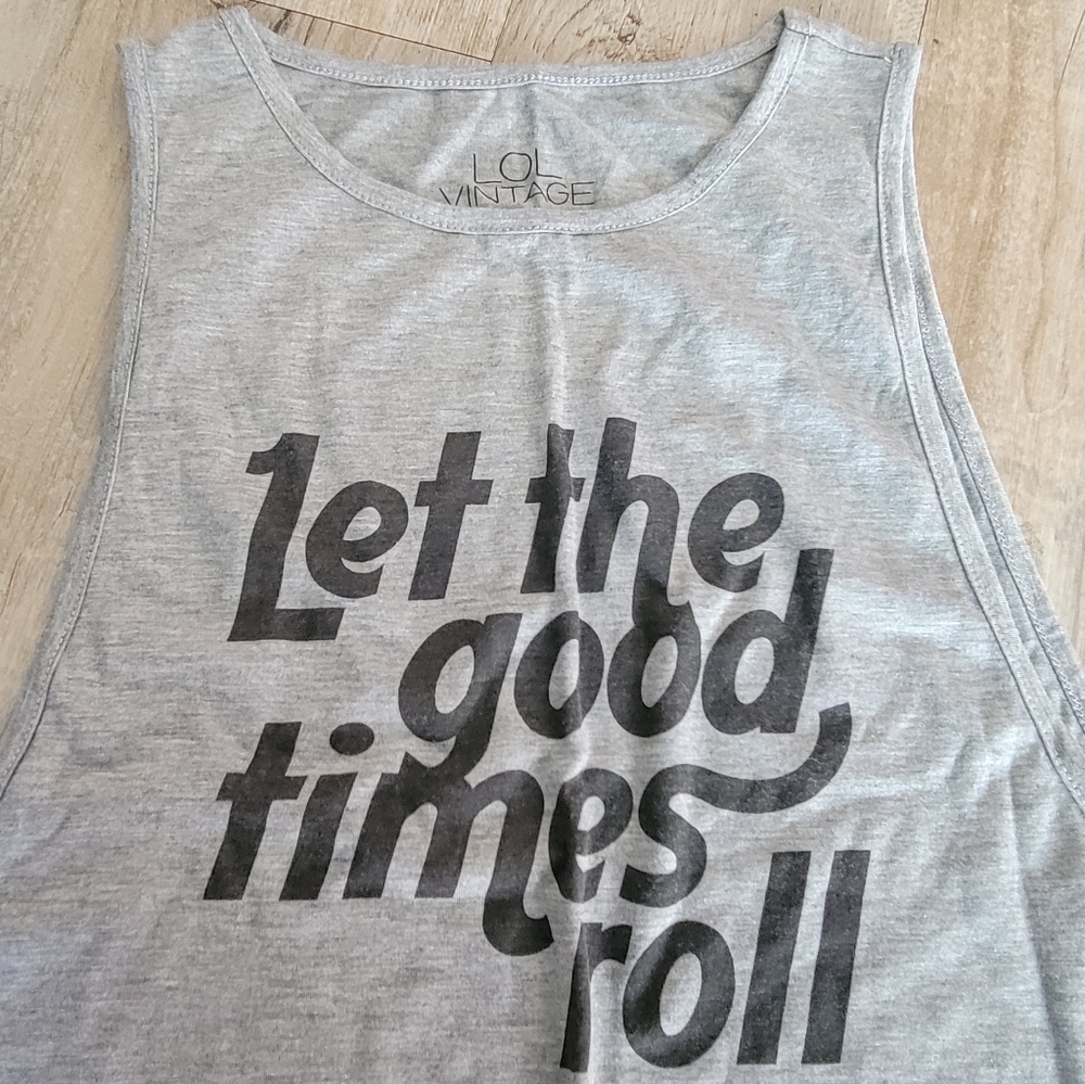 LOL Vintage brand crop tank, woman's. Size medium.